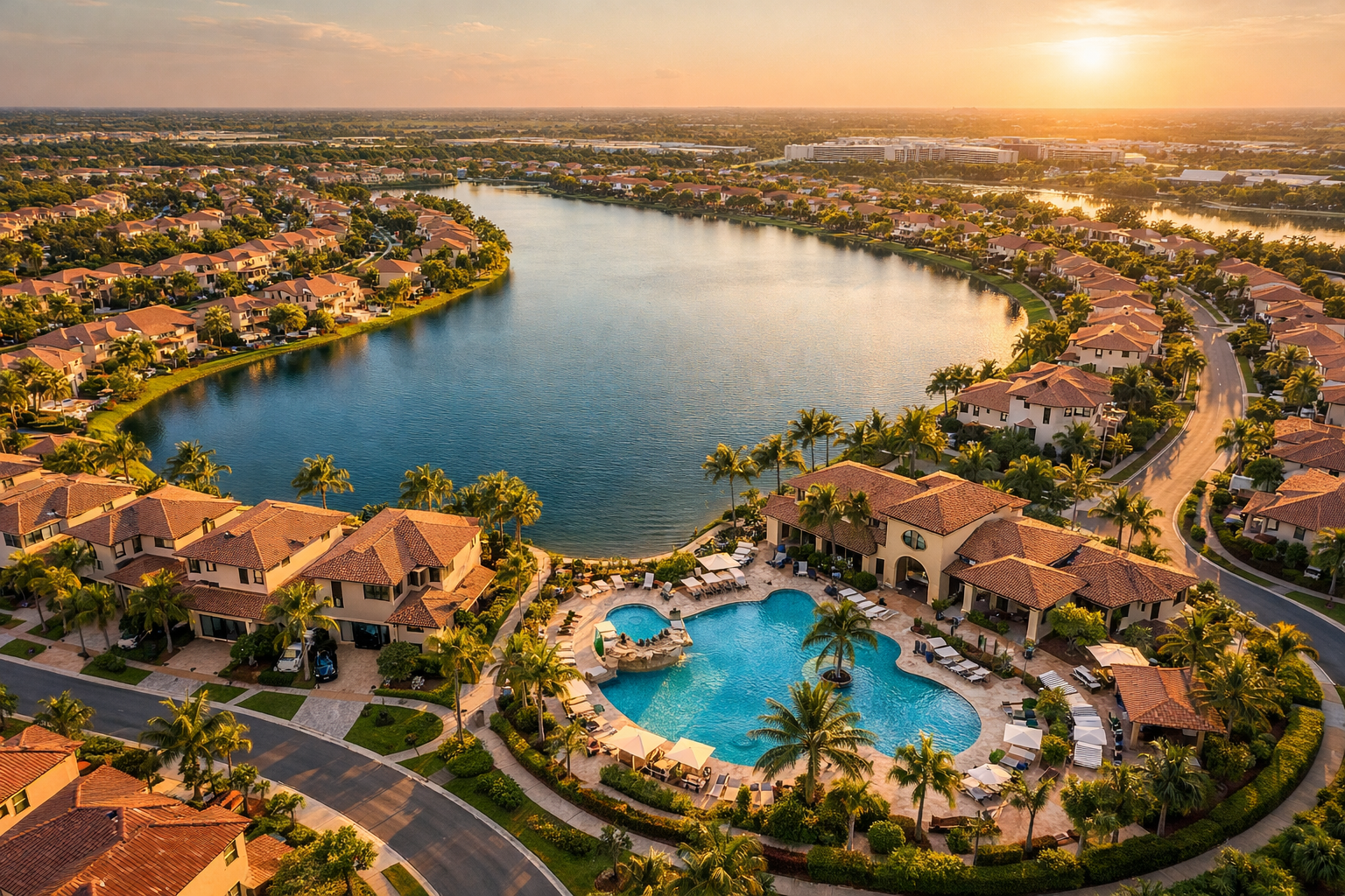 Doral FL luxury home aerial — Doral real estate agent Kevin Arango