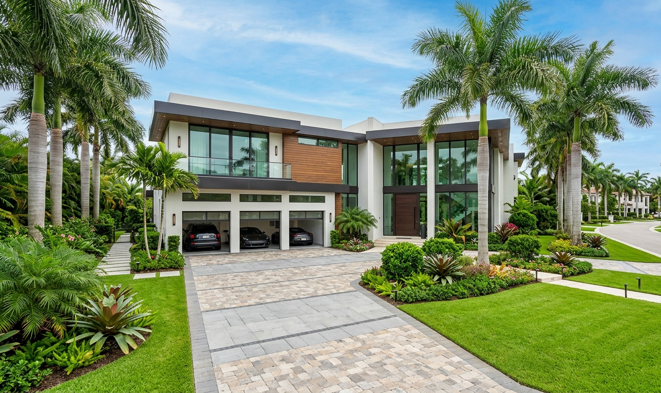 Doral FL luxury home exterior — Doral real estate agent