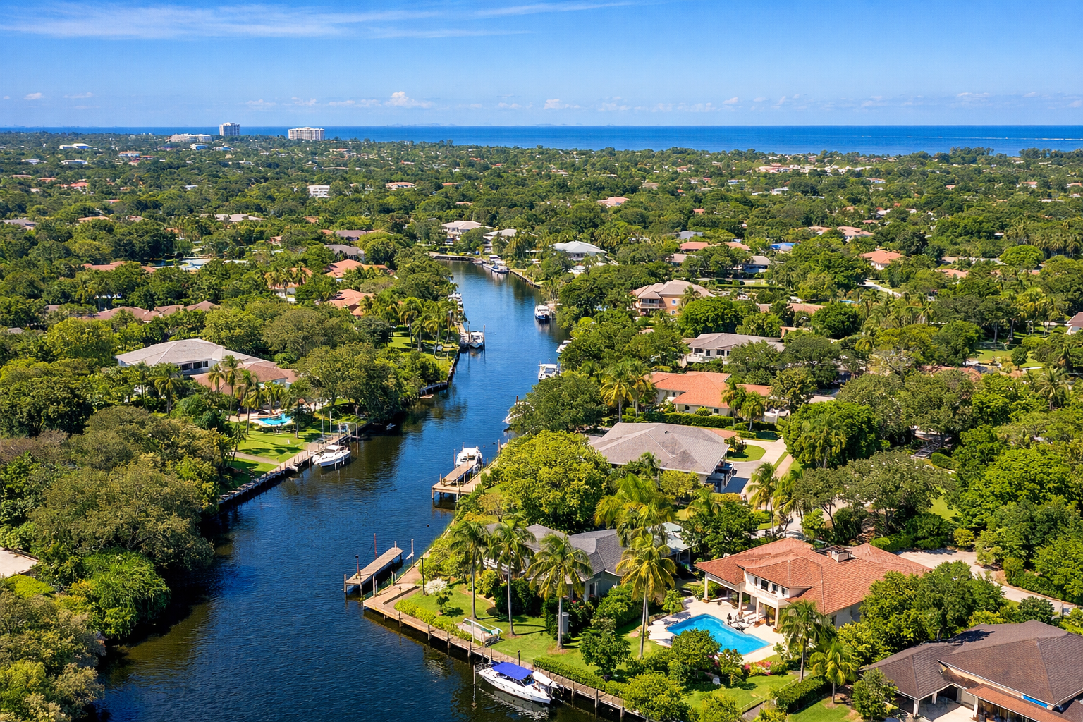 Palmetto Bay real estate guide — aerial view of Palmetto Bay FL neighborhood