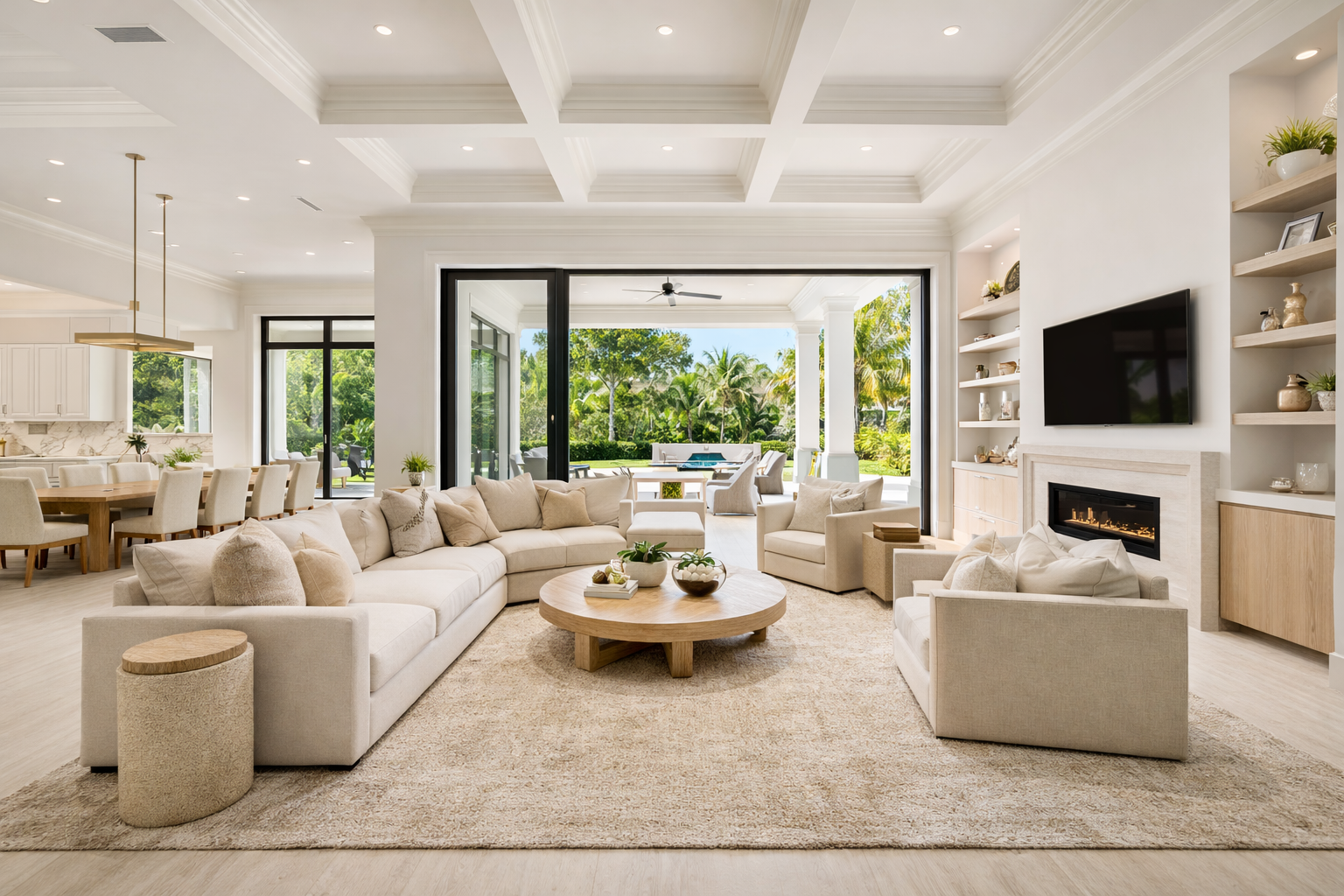 Palmetto Bay real estate guide — luxury home interior living room