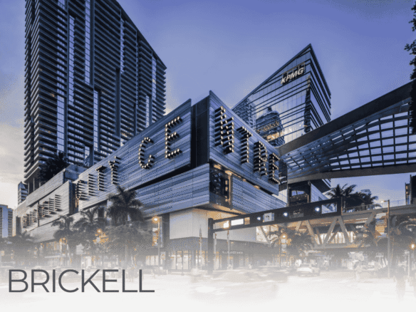 Brickell real estate guide: downtown skyline at dusk